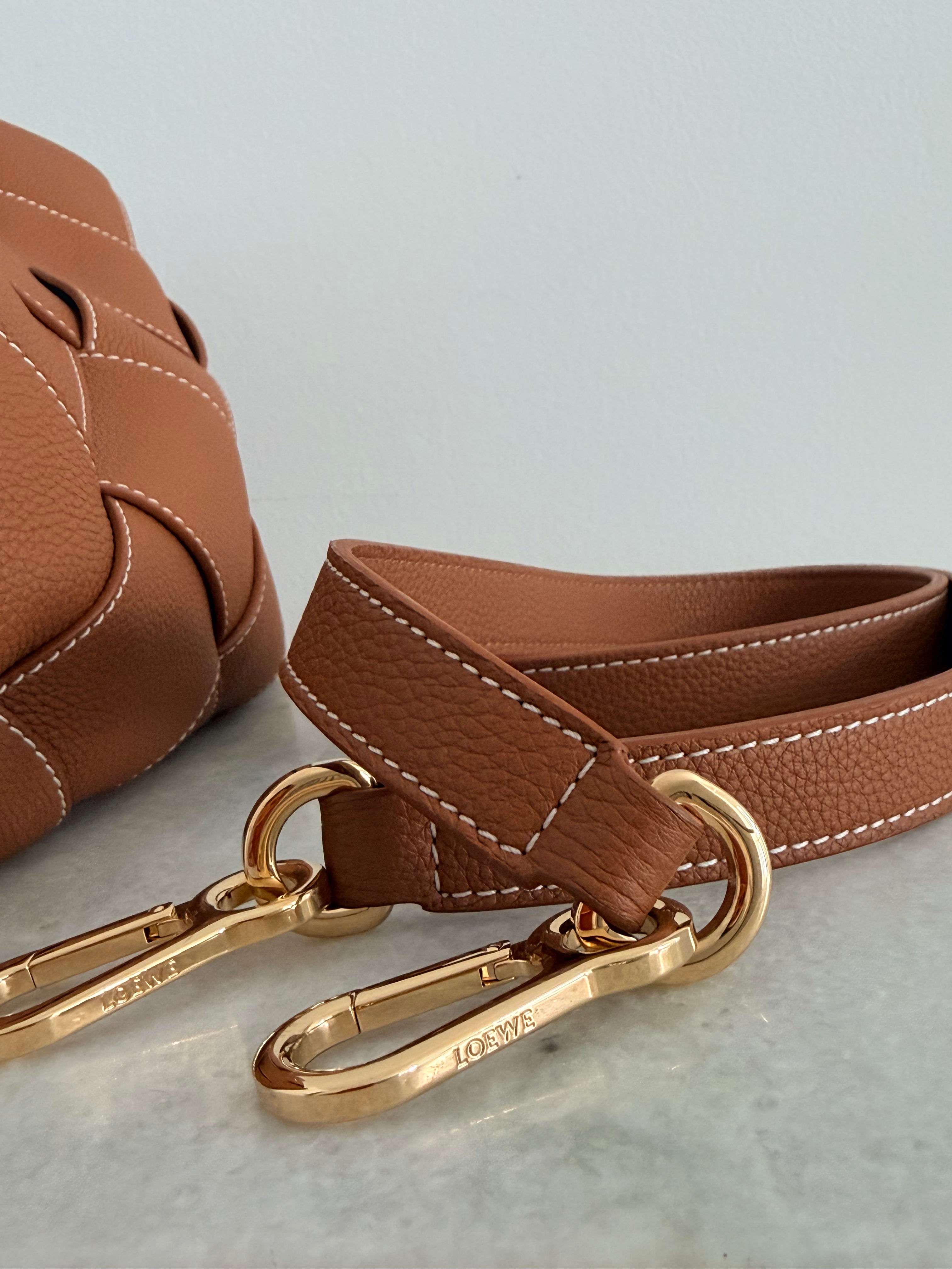 Loewe calfskin woven bag